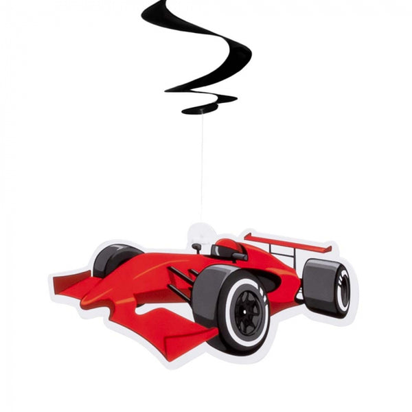 Racing Themed Decoration Swirls (3 Pack)