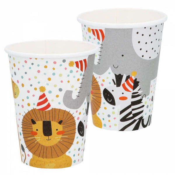 Paper Cups Safari 21 cl (8 Pack)