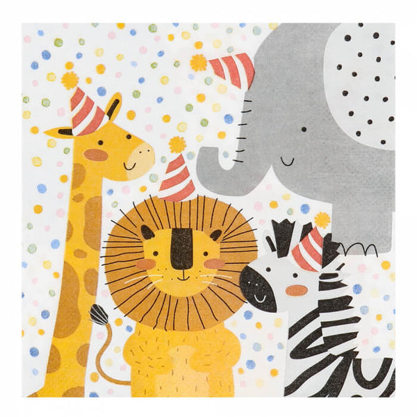 Paper Napkins Safari 33 x 33 cm (20 Pack)