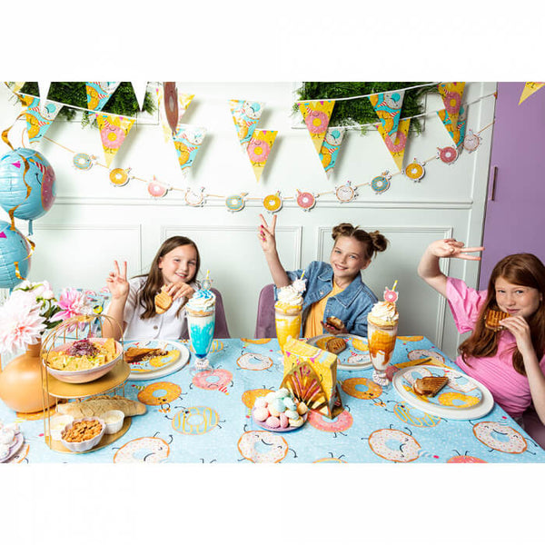 Paper Plates Donut 23 cm (8 Pack)
