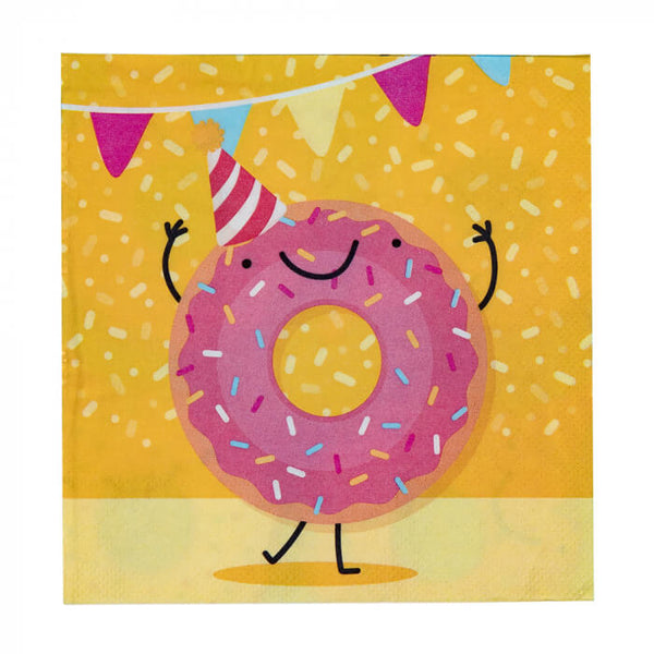 Paper Napkins Donut 33 x 33 cm (20 Pack)