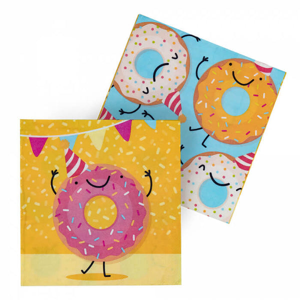 Paper Napkins Donut 33 x 33 cm (20 Pack)