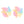 Load image into Gallery viewer, Hawaiian set Pastel (headband, Hawaiian lei and 2 wristbands)