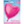 Load image into Gallery viewer, Solid Heart Foil Balloon 18"" Packaged - Hot Pink