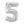 Load image into Gallery viewer, Silver Number 5 Shaped Foil Balloon (34"")