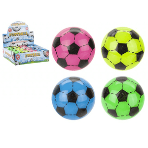 LIGHT UP FOOTBALL 5.5CM 4 ASSORTED COLOURS