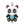 Load image into Gallery viewer, Giant Pandacorn Foil Balloon