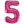 Load image into Gallery viewer, Pink Number 5 Shaped Foil Balloon (34"")
