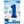 Load image into Gallery viewer, 34" Blue Number 1 Shaped Foil Balloon (Non Inflated)