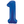 Load image into Gallery viewer, Blue Number 1 Shaped Foil Balloon (34"" )