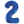 Load image into Gallery viewer, Blue Number 2 Shaped Foil Balloon (34&quot;&quot;)
