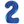 Load image into Gallery viewer, Blue Number 2 Shaped Foil Balloon (34"")