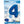 Load image into Gallery viewer, 34" Blue Number 4 Shaped Foil Balloon (Non Inflated)