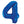Load image into Gallery viewer, Blue Number 4 Shaped Foil Balloon (34"")