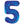 Load image into Gallery viewer, Blue Number 5 Shaped Foil Balloon (34"")