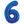 Load image into Gallery viewer, Blue Number 6 Shaped Foil Balloon (34"")