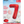 Load image into Gallery viewer, Red Number 7 Shaped Foil Balloon 34""