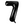 Load image into Gallery viewer, Black Number 7 Shaped Foil Balloon (34")