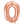 Load image into Gallery viewer, Rose Gold Number 0 Shaped Foil Balloon (34"")