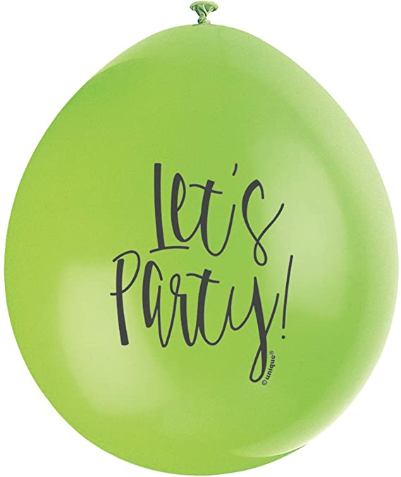 Lets Party 9" Latex Balloons (10 Pack)
