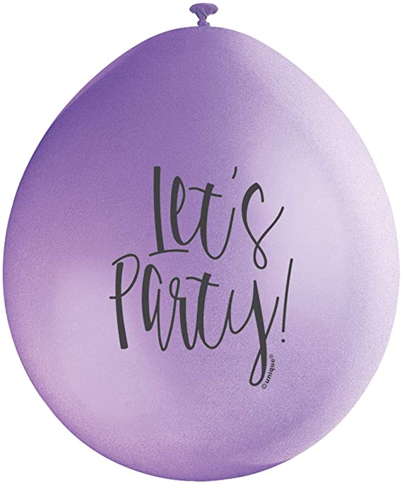 Lets Party 9" Latex Balloons (10 Pack)
