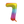 Load image into Gallery viewer, Rainbow Number 7 Shaped Foil Balloon (34"")