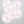 Load image into Gallery viewer, 12&quot; Clear Latex Balloons with Hot Pink Confetti (6 Pack)
