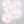 Load image into Gallery viewer, 12" Clear Latex Balloons with Hot Pink Confetti (6 Pack)