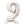 Load image into Gallery viewer, Silver Number 9 Shaped Standing Foil Balloon (30"")