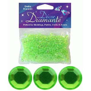 Décor Diamanté™ Lime Green 6mm (28g bag)