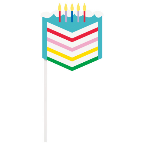 Birthday Photo Booth Props (10 Pack)
