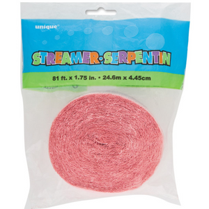 Pastel Pink Crepe Streamer (81 ft)