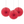 Load image into Gallery viewer, Ruby Red Solid 6" Tissue Paper Fans (3 pack)