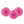 Load image into Gallery viewer, Hot Pink Solid 6" Tissue Paper Fans (3 pack)