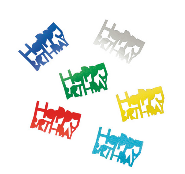 Happy Birthday Foil Confetti (0.5 oz)