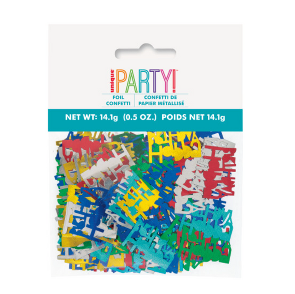 Happy Birthday Foil Confetti (0.5 oz)