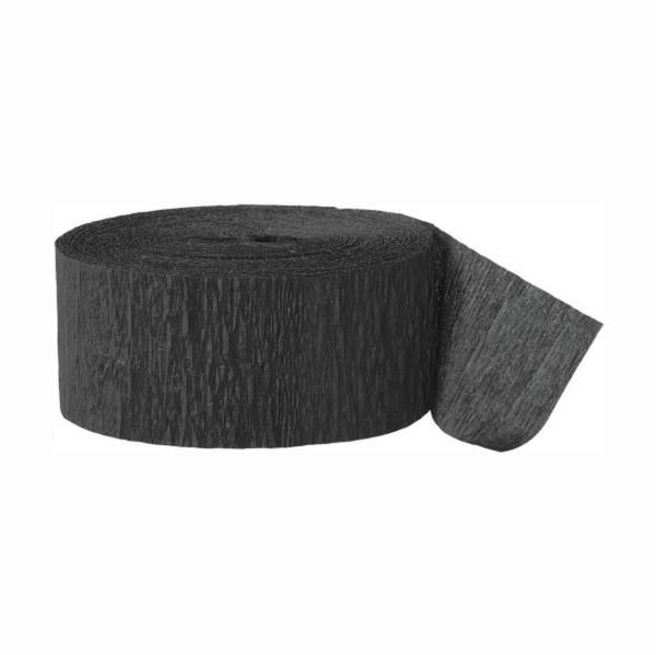 Black Crepe Streamer (81 ft)