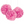Load image into Gallery viewer, Hot Pink Mini Puff Tissue Decorations (3 Pack)