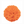 Load image into Gallery viewer, Orange Solid 16" Hanging Tissue Pom Pom