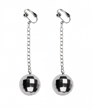 Pair Earrings Disco balls