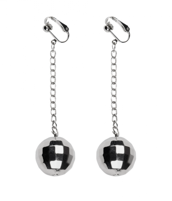 Pair Earrings Disco balls