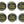 Load image into Gallery viewer, Sparkling Fizz Hanging Swirls Happy Birthday Black / Gold ( 6 Pack)