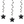 Load image into Gallery viewer, Black Solid Hanging Swirl Decorations Stars 26" (3 Pack)