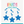 Load image into Gallery viewer, Royal Blue Solid Hanging Swirl Decorations 26" (3 pack)