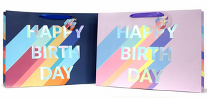 Gift Bag - Happy Birthday - X Large LS