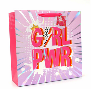 Gift Bag - Girl Power - Square Large