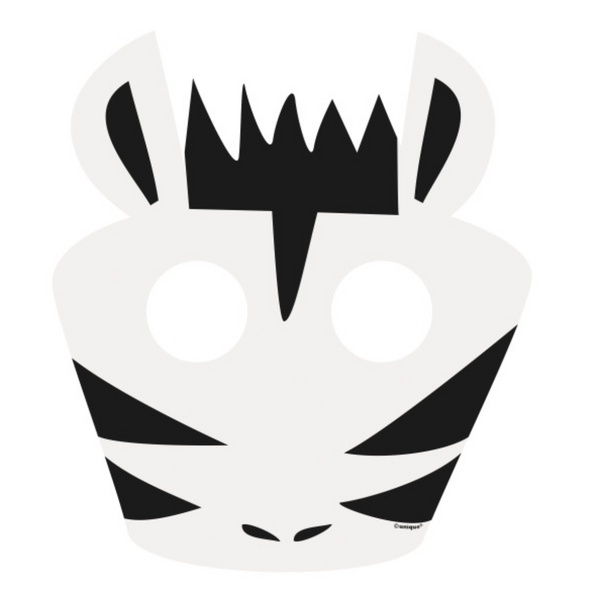 Animal Safari Paper Masks (8 Pack)