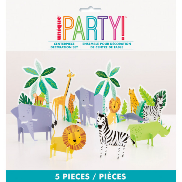 Animal Safari Table Decorating Kit (5 Pack)