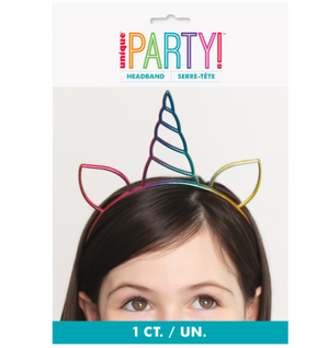 Rainbow Unicorn Party Headband
