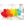 Load image into Gallery viewer, Balloon Garland Table Runner with Confetti Cutouts